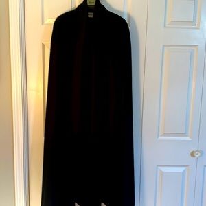 Black Wool Cloak
